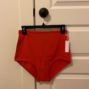 ARQ high-rise undies in cadmium (NWT)